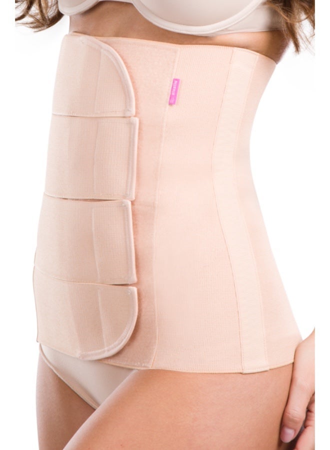 LIPOELASTIC KPlus Abdominal binder Compression Belt - 4 panel, Post-Operative Support for Abdominoplasty & Liposuction Recovery 24 cm - Image 1